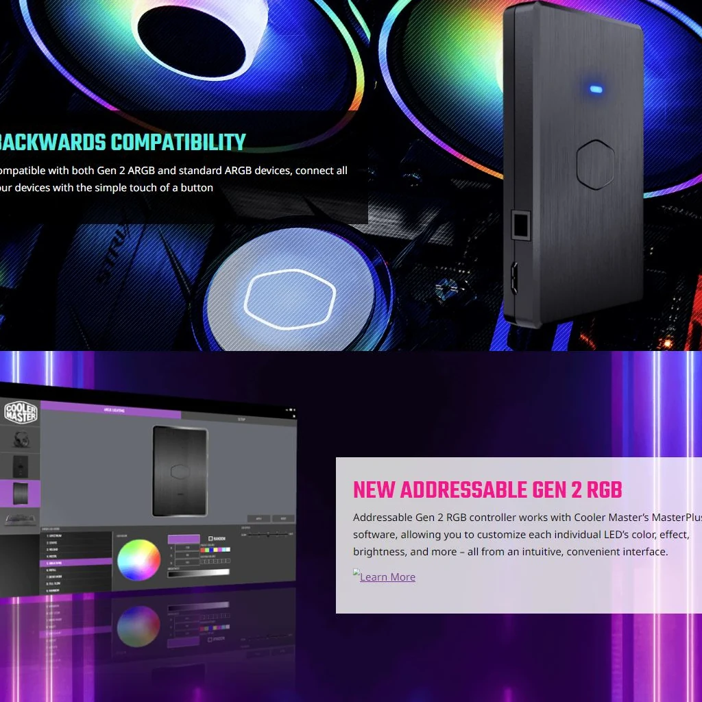 Bộ điều khiển LED Cooler Master RGB LED Controller - NEW