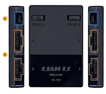 Bộ điều khiển Lian Li UNI HUB SLV2 L-Connect 3 Controller - NEW