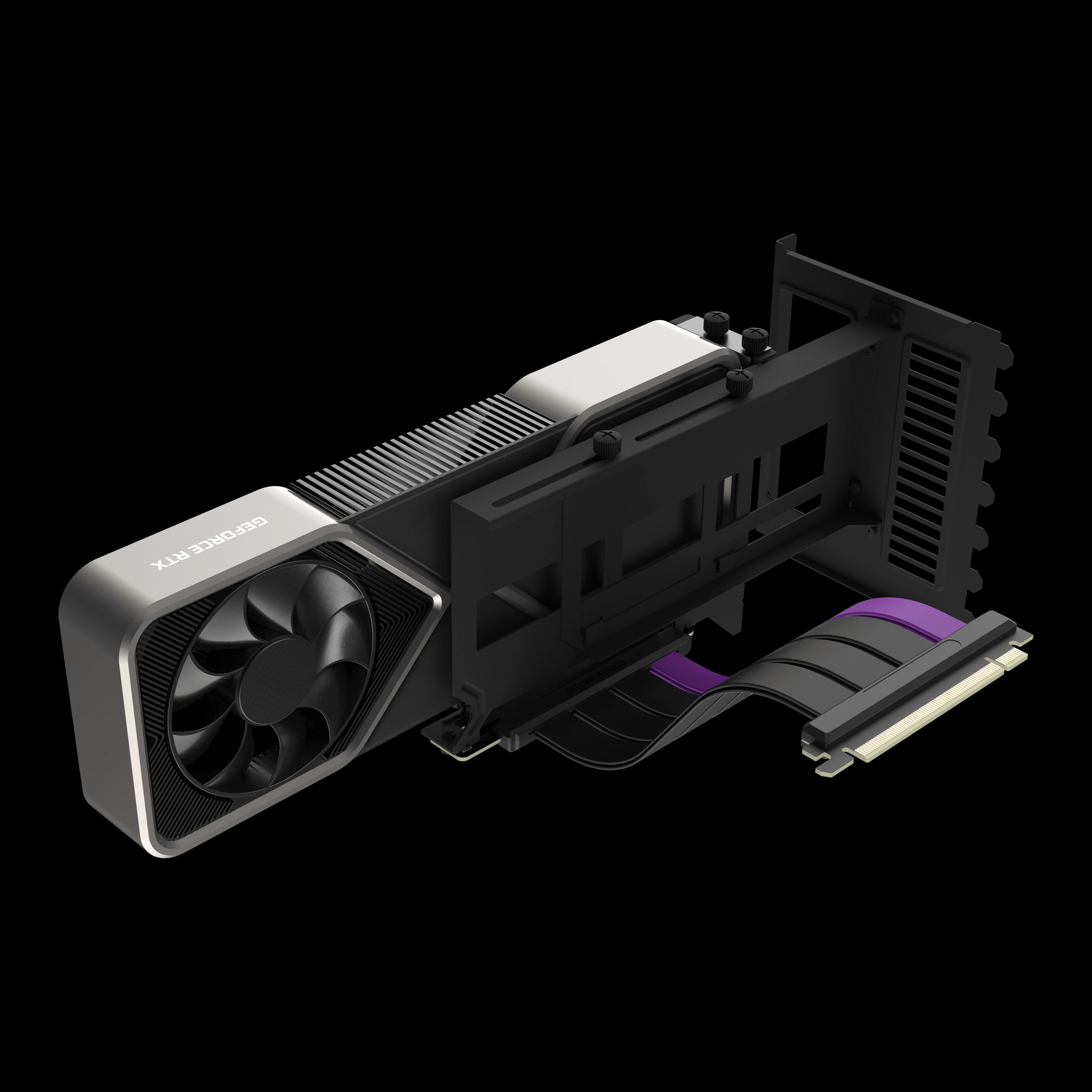 Bộ dựng VGA Cooler Master Universal Vertical GPU Holder Kit ARGB PCIe 4.0 - NEW