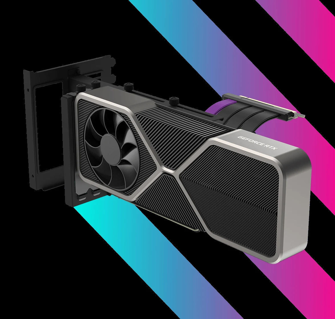 Bộ dựng VGA Cooler Master Universal Vertical GPU Holder Kit V2 PCIe 4.0 - NEW