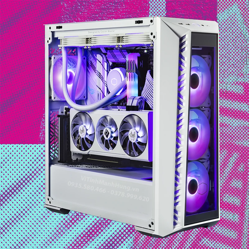 Bộ dựng VGA Cooler Master Vertical Graphics Card Holder Kit V3 PCIe 4.0 Black - NEW