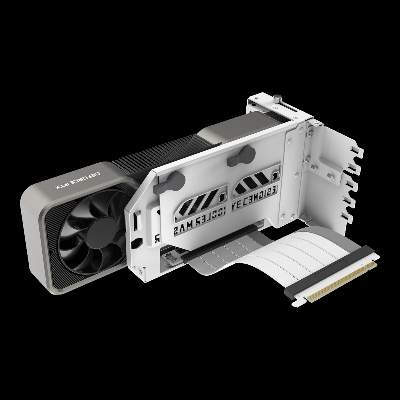 Bộ dựng VGA Cooler Master Vertical Graphics Card Holder Kit V3 PCIe 4.0 White - NEW
