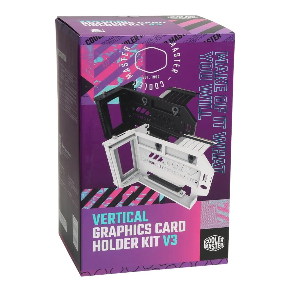 Bộ dựng VGA Cooler Master Vertical Graphics Card Holder Kit V3 PCIe 5.0 Black - NEW