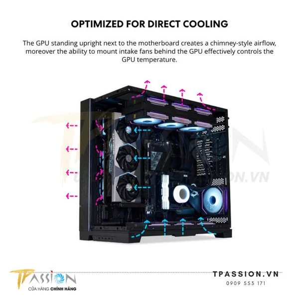 Bộ dựng VGA Lian Li O11D EVO Upright GPU Kit - NEW
