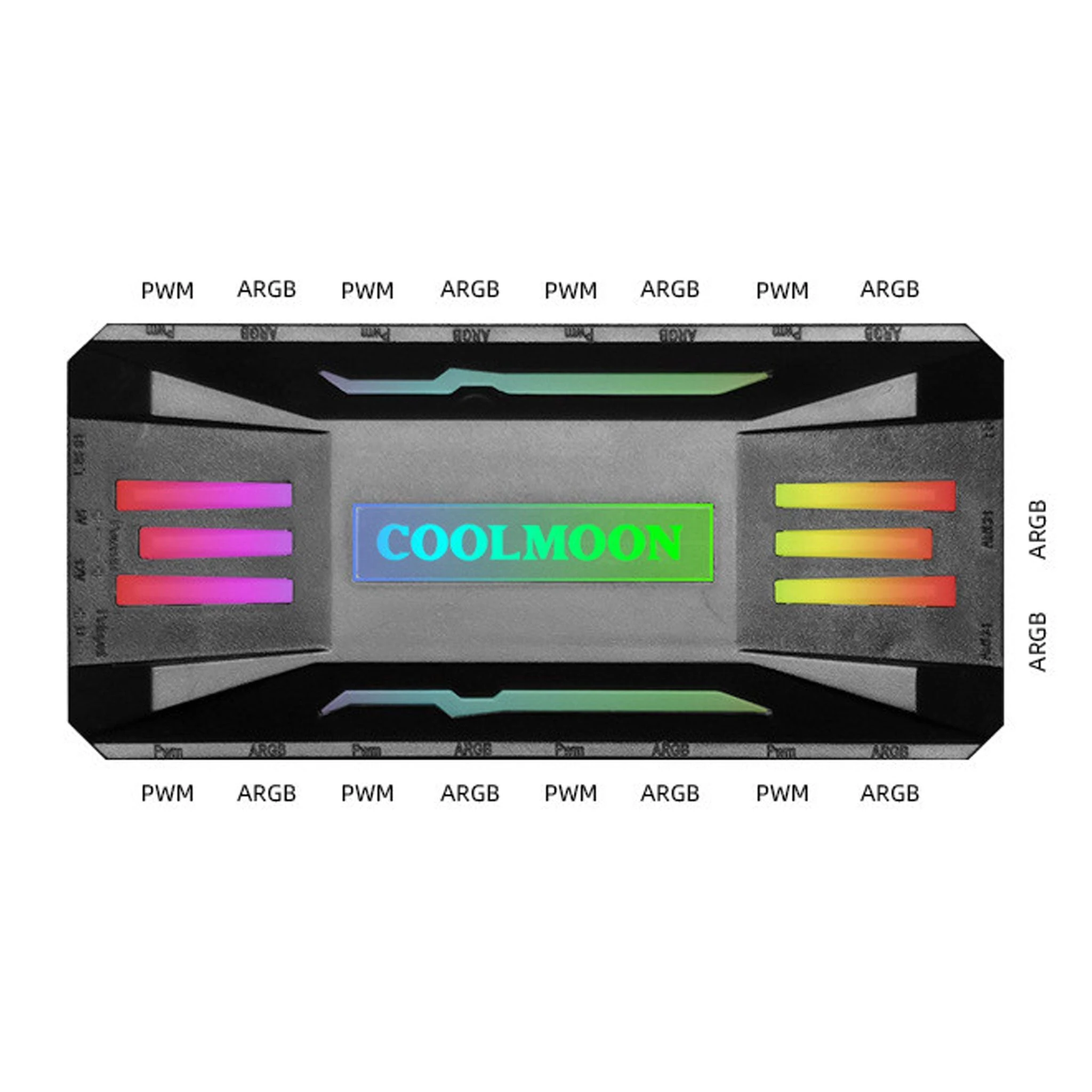 Bộ Hub Coolmoon ARGB kèm Remote - NEW