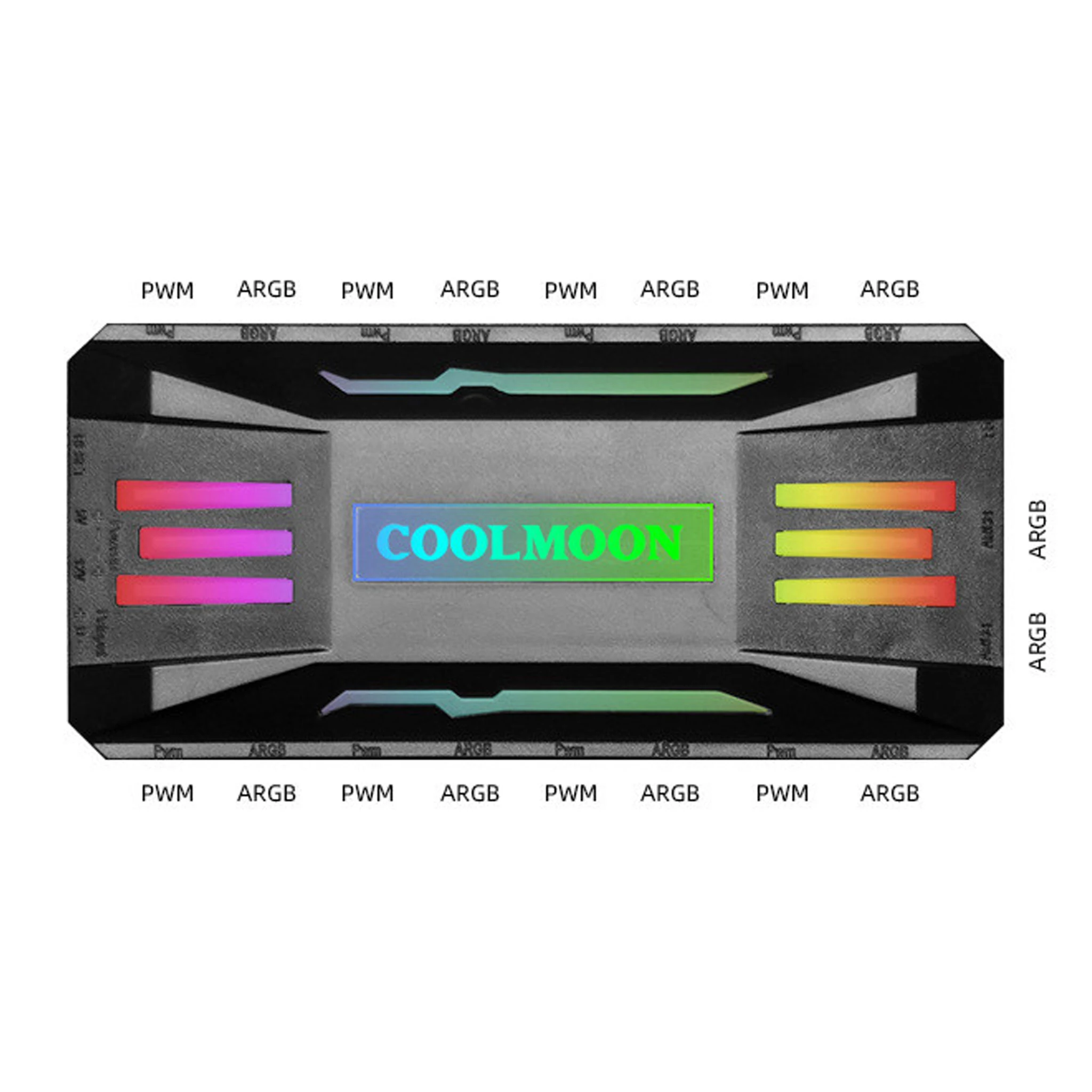 Bộ Hub Coolmoon RGB kèm Remote - NEW