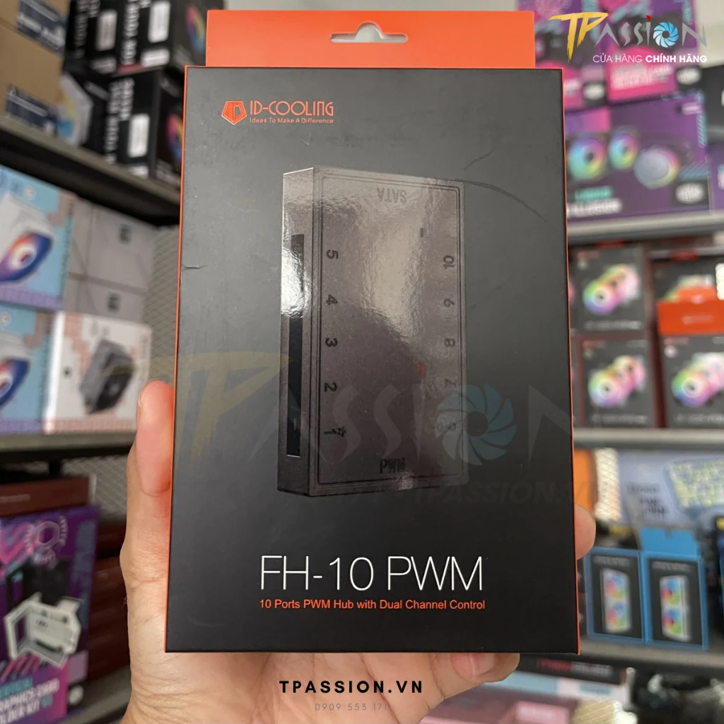 Bộ Hub ID-Cooling FH-10 PWM Fan Hub - NEW
