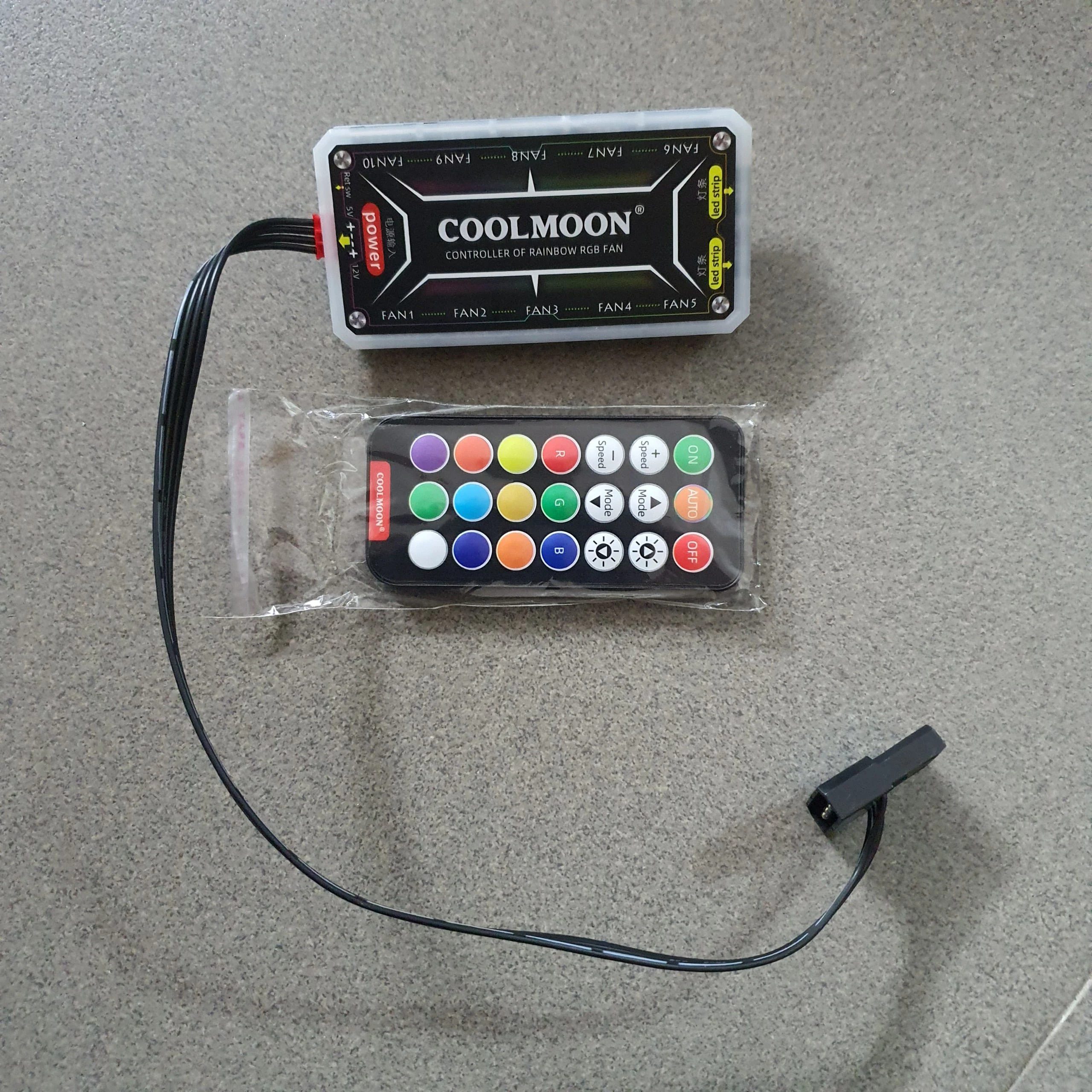 Bộ Hub Khiển Led Coolmoon SK3 ARGB - NEW
