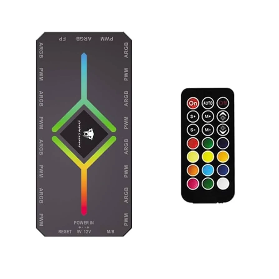 Bộ Hub + Remote Leopard ARGB Black - NEW