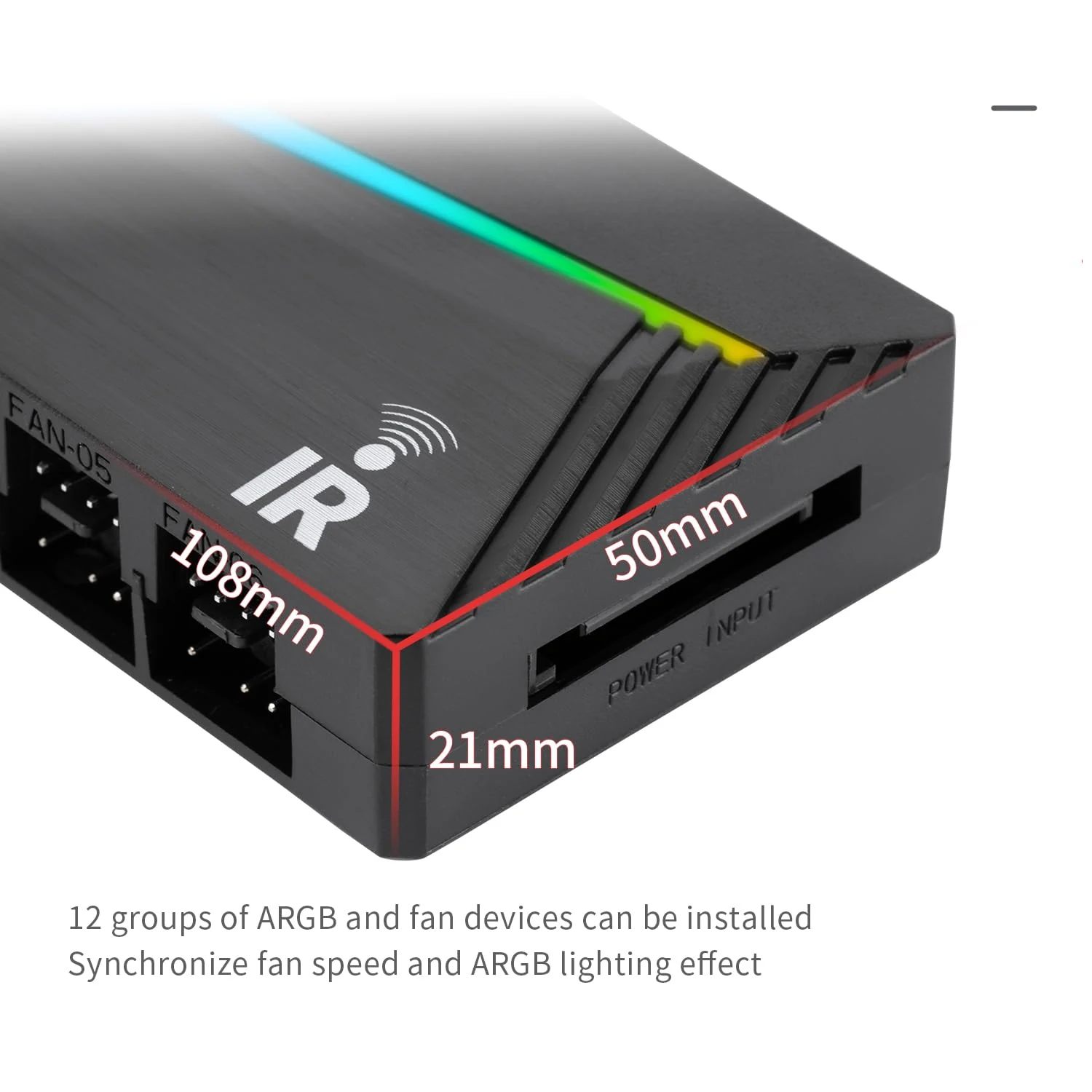 Bộ Hub Thermalright TL-ARGB and FAN HUB x12 IR WHITE - NEW