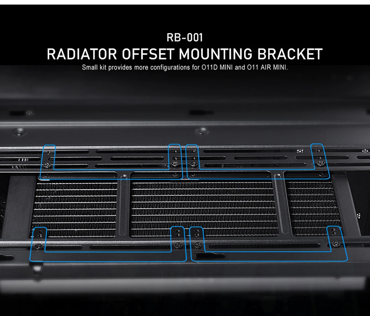 Bộ khung radiator Lian Li RB-001 Radiator Bracket Kit - NEW