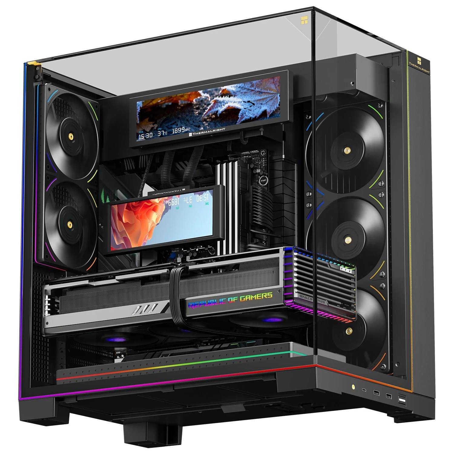 Bộ màn hình phụ Thermalright Trofeo Vision LCD BLACK - NEW