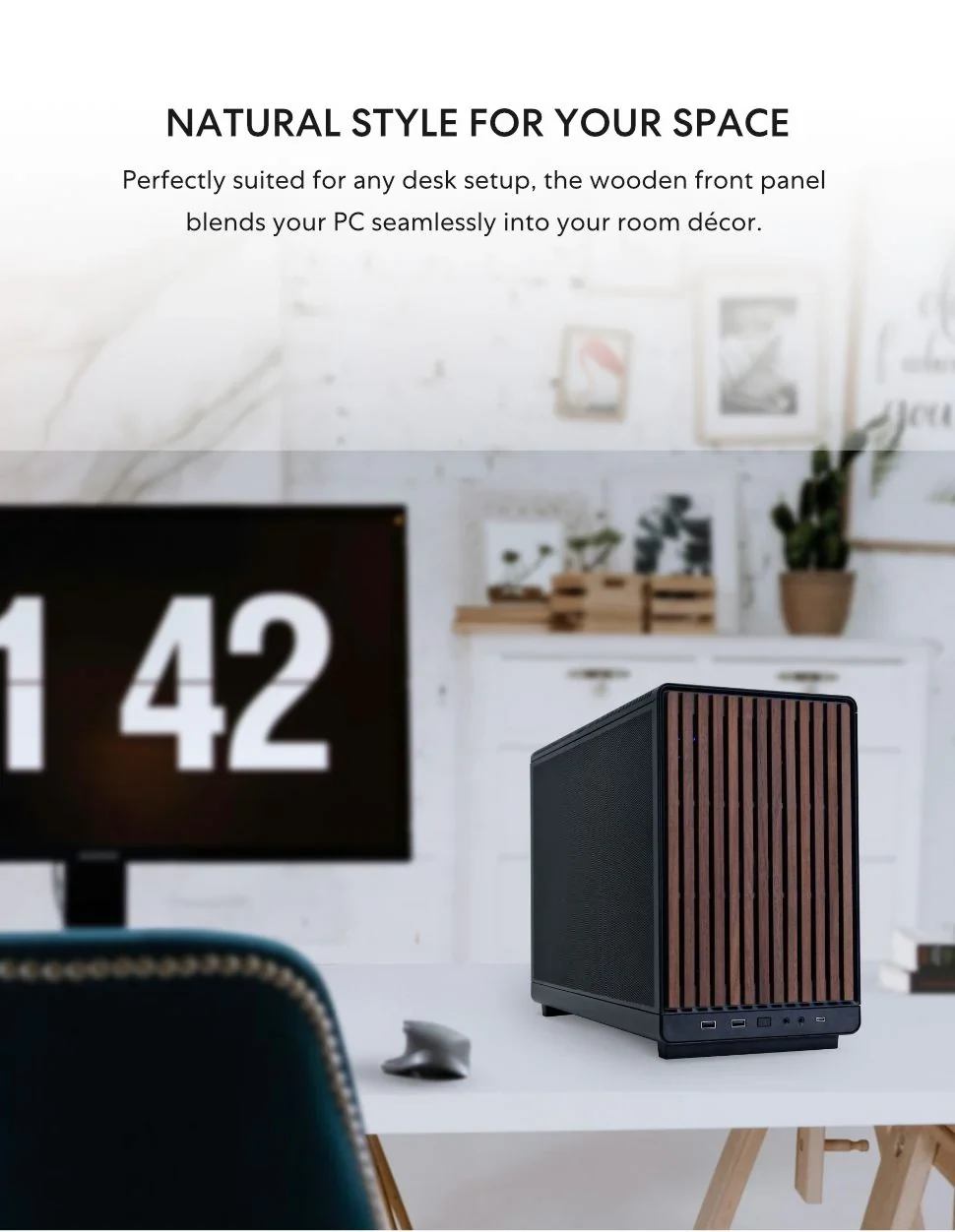 Bộ mặt gỗ Lian Li A3-3WD Wood Front Panel - NEW