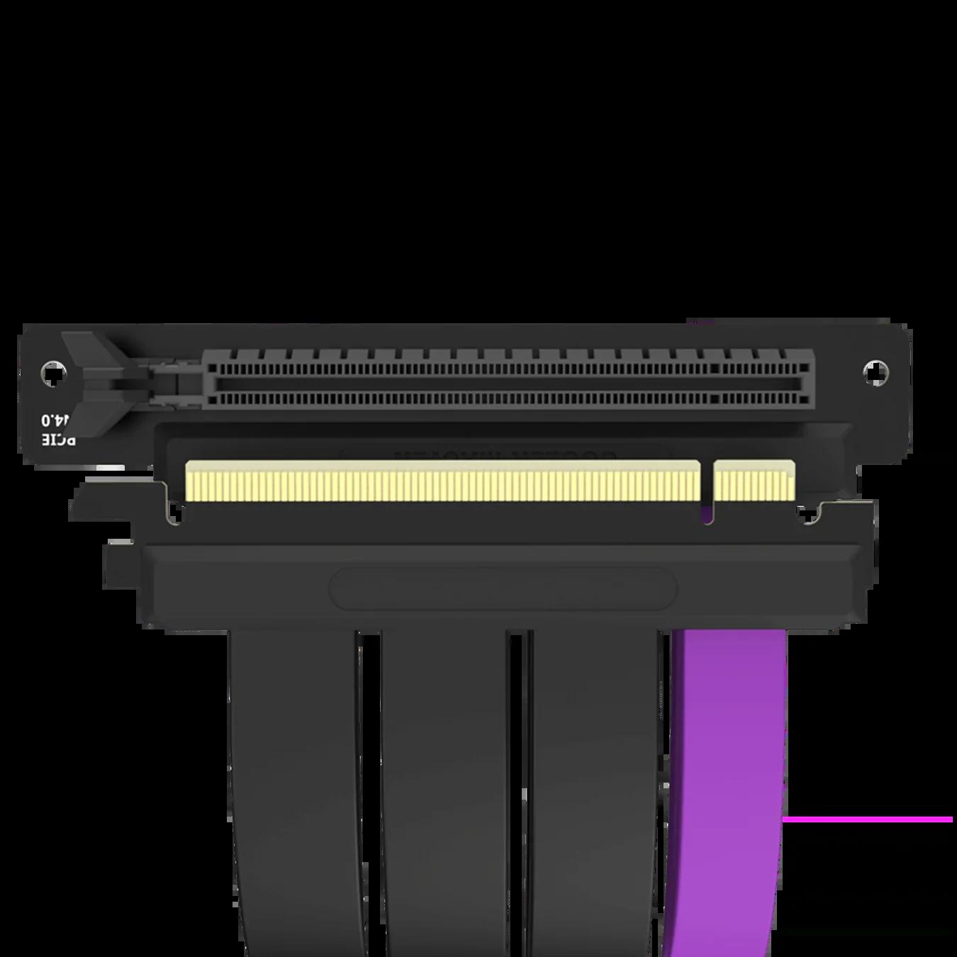 Cáp Riser Cooler Master Riser Cable PCIe 4.0 x16 200mm Black/Purple - NEW