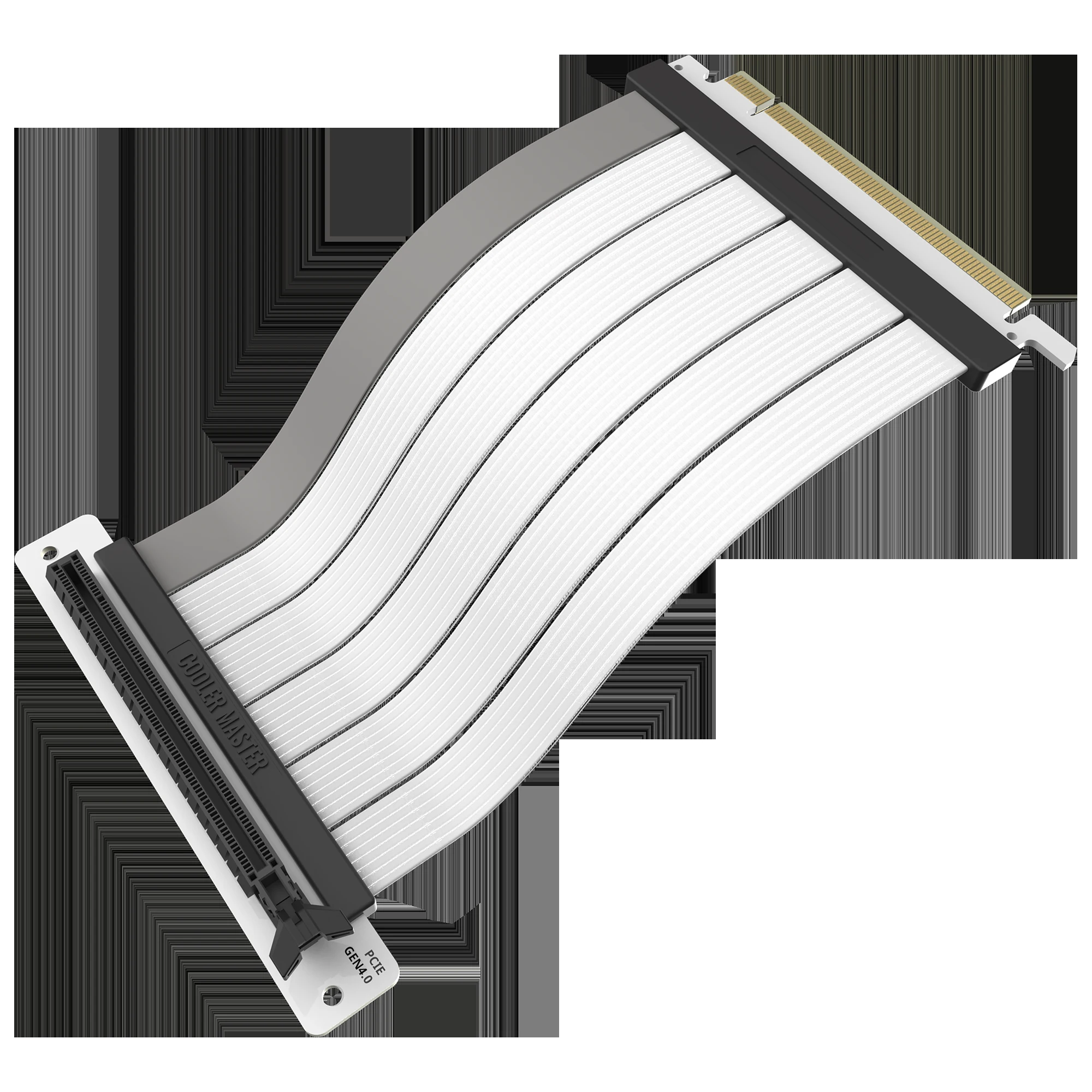 Cáp Riser Cooler Master Riser Cable PCIe 4.0 x16 200mm White - NEW