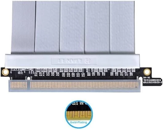Cáp Riser Lian Li PCI-e 4.0 x16 Riser Cable PW-PCI-4-60W 600mm White - NEW