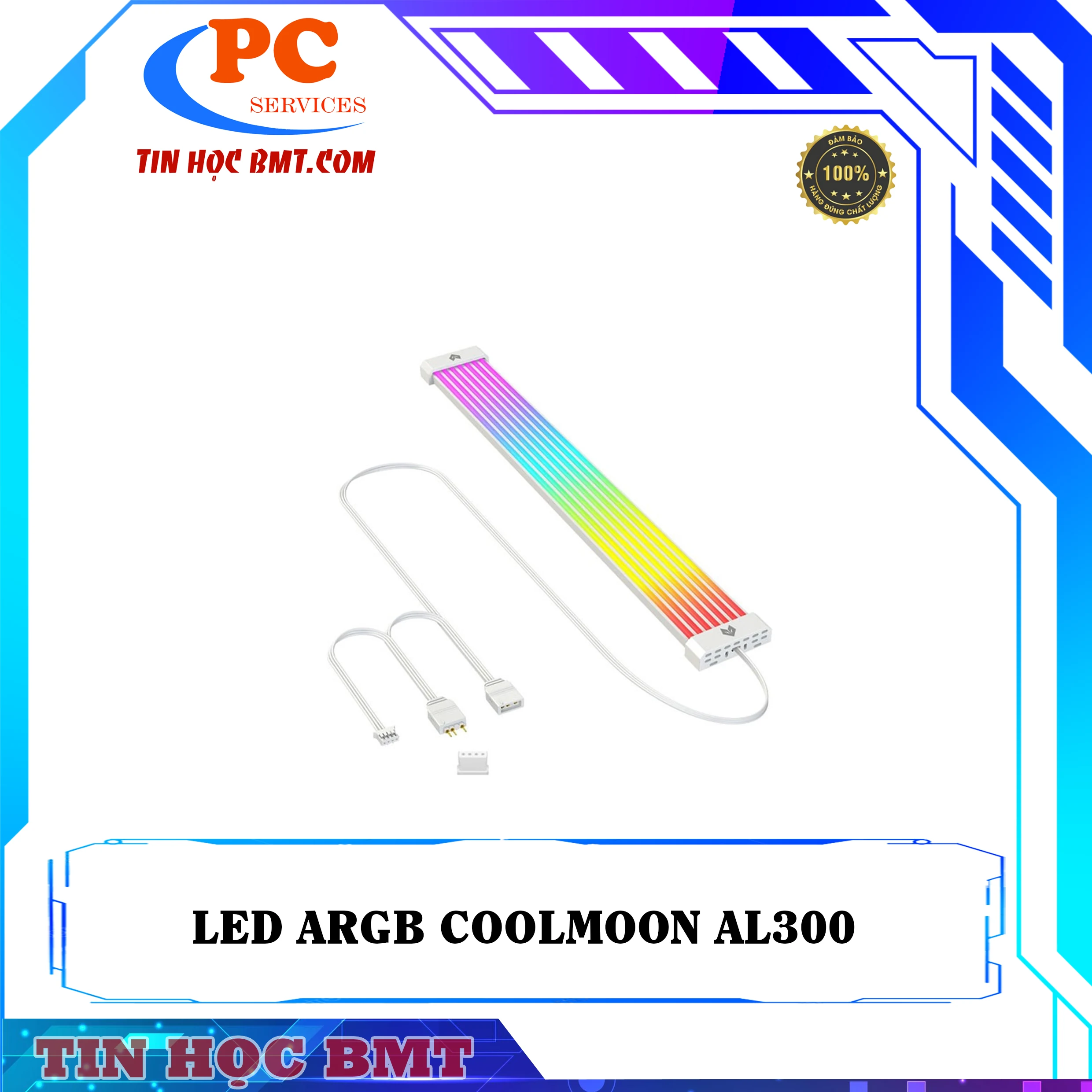 Cover dây nguồn Coolmoon Aosor AL200 ARGB Neon - NEW