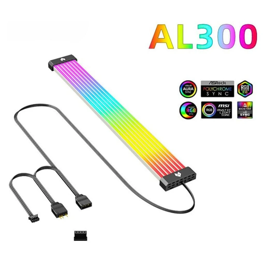 Cover dây nguồn Coolmoon Aosor AL300 ARGB Neon - NEW