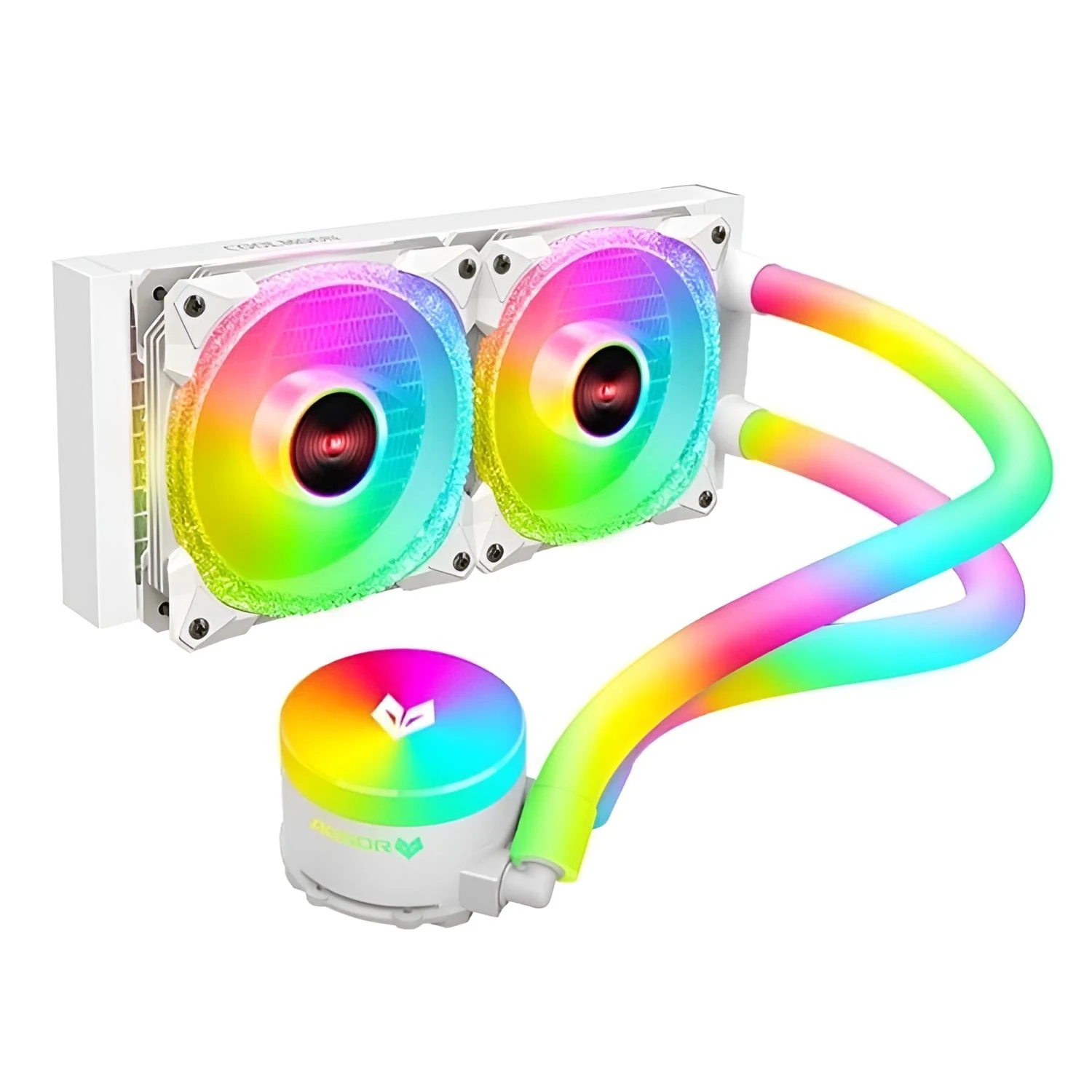 Cover ống tản nhiệt nước AIO Coolmoon Aosor ST390 ARGB - NEW