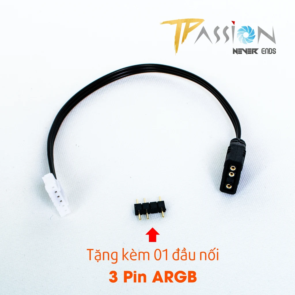 Dây chuyển cổng 4 Pin Hub Coolmoon ra LED 5V 3 Pin ARGB - NEW