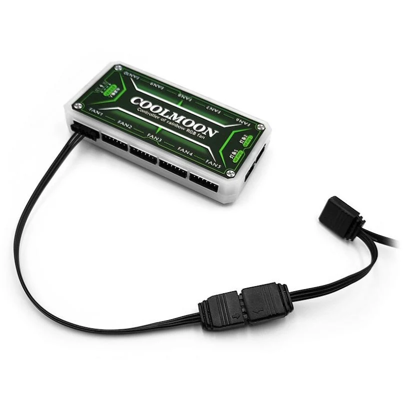 Dây chuyển nguồn 5V ARGB Sync Main ra 6 Pin Hub Coolmoon - NEW