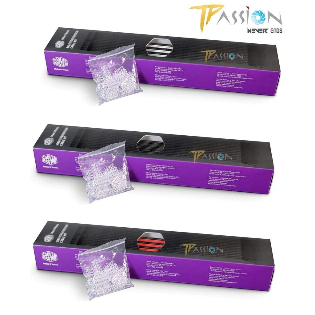Dây nguồn nối dài Cooler Master Sleeved Extension Cable Kit White - NEW
