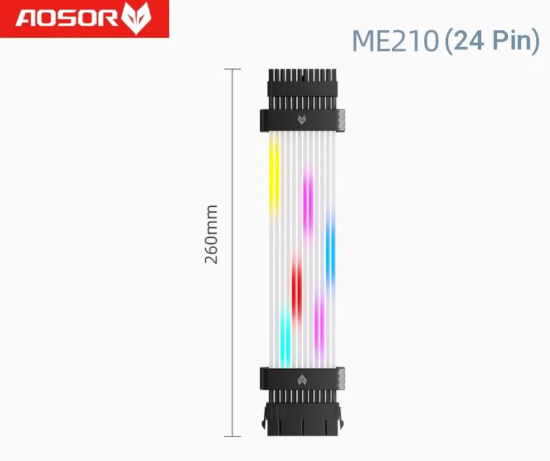 Dây nguồn nối dài Coolmoon Led ARGB Neon 24 Pin - NEW