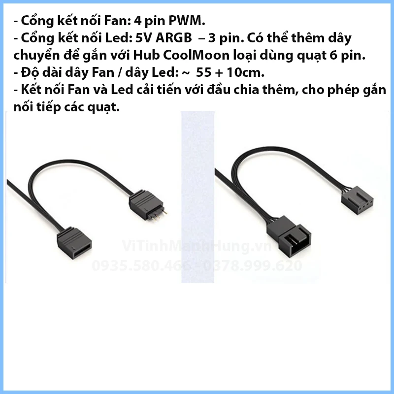 Dây nối dài Leopard PWM 4Pin - NEW