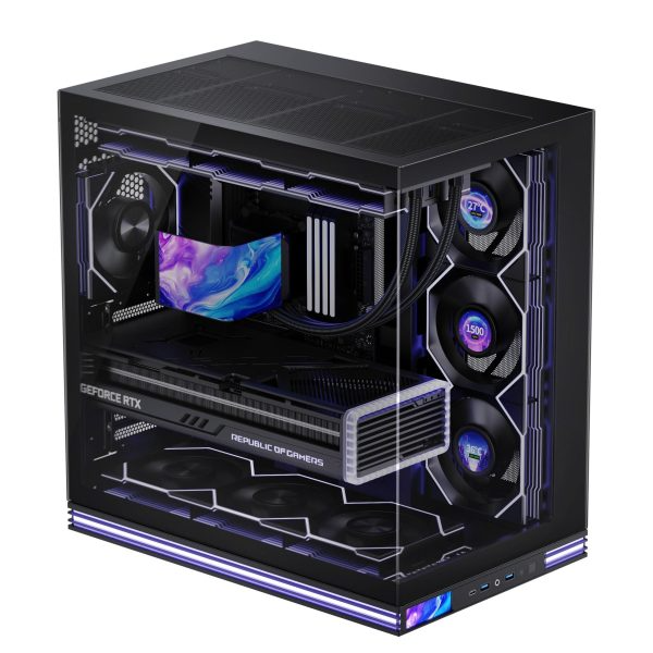 Vỏ Case PC Case Jungle Leopard AX-2 ATX Black LCD