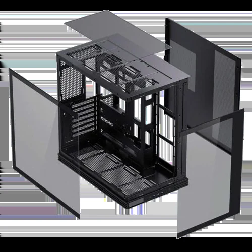 Vỏ Case PC Case Jungle Leopard AX-2 ATX Black LCD