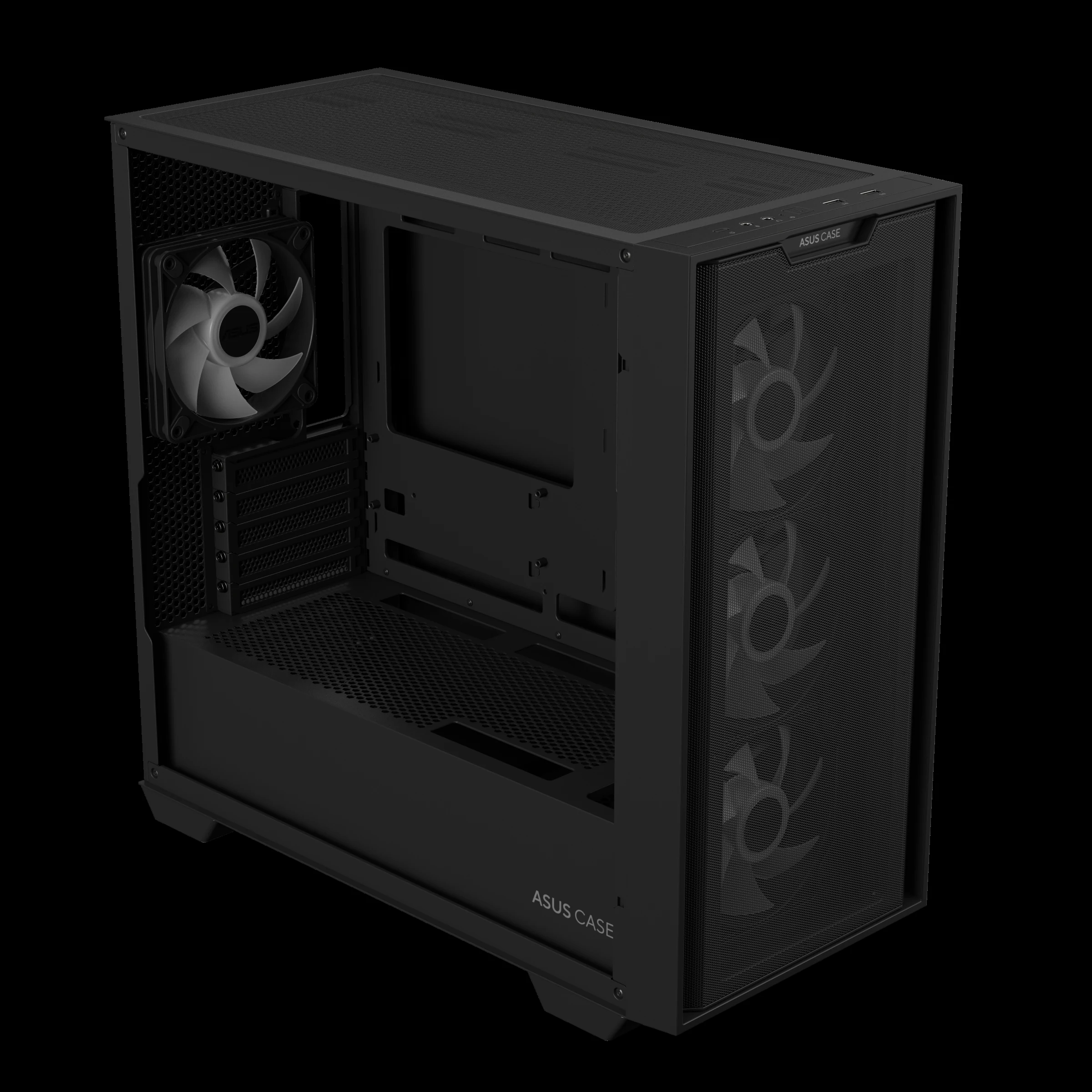 Vỏ Case PC ASUS A21 PLUS Black - M-ATX - Đen - NEW