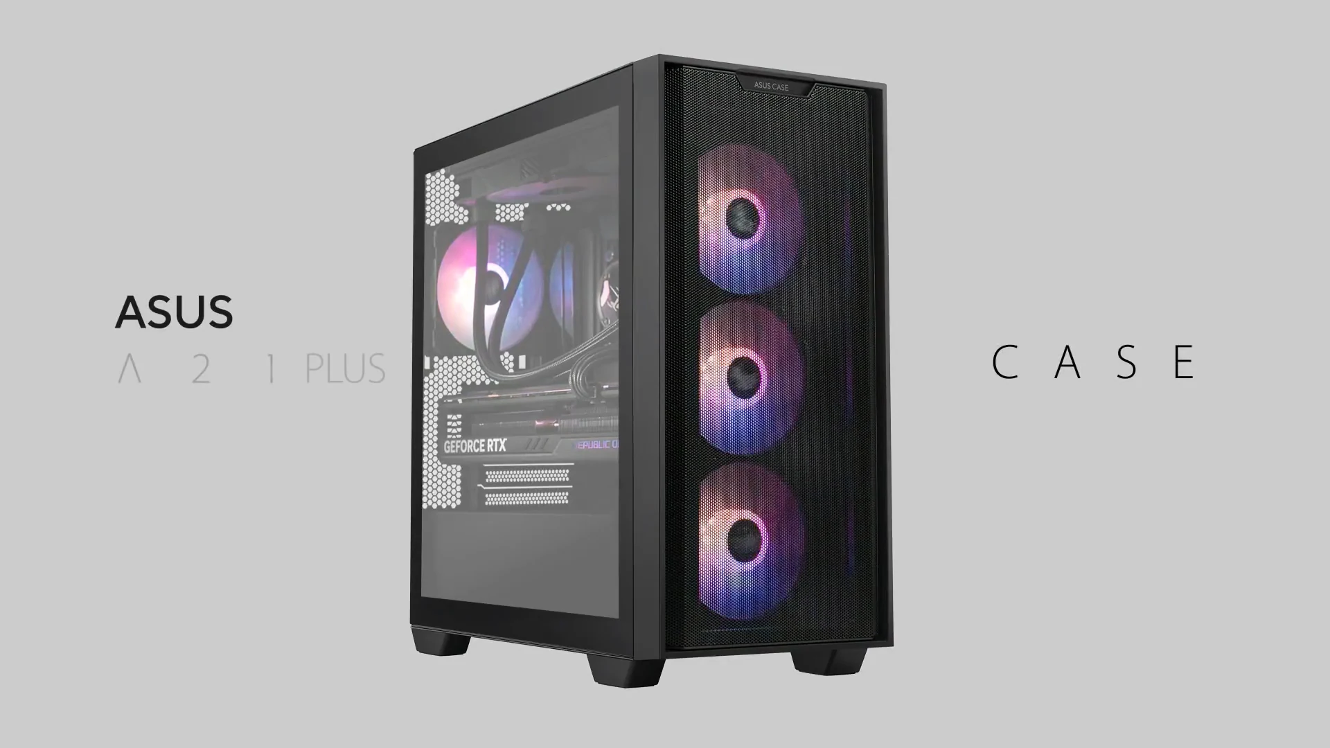 Vỏ Case PC ASUS A21 PLUS Black - M-ATX - Đen - NEW