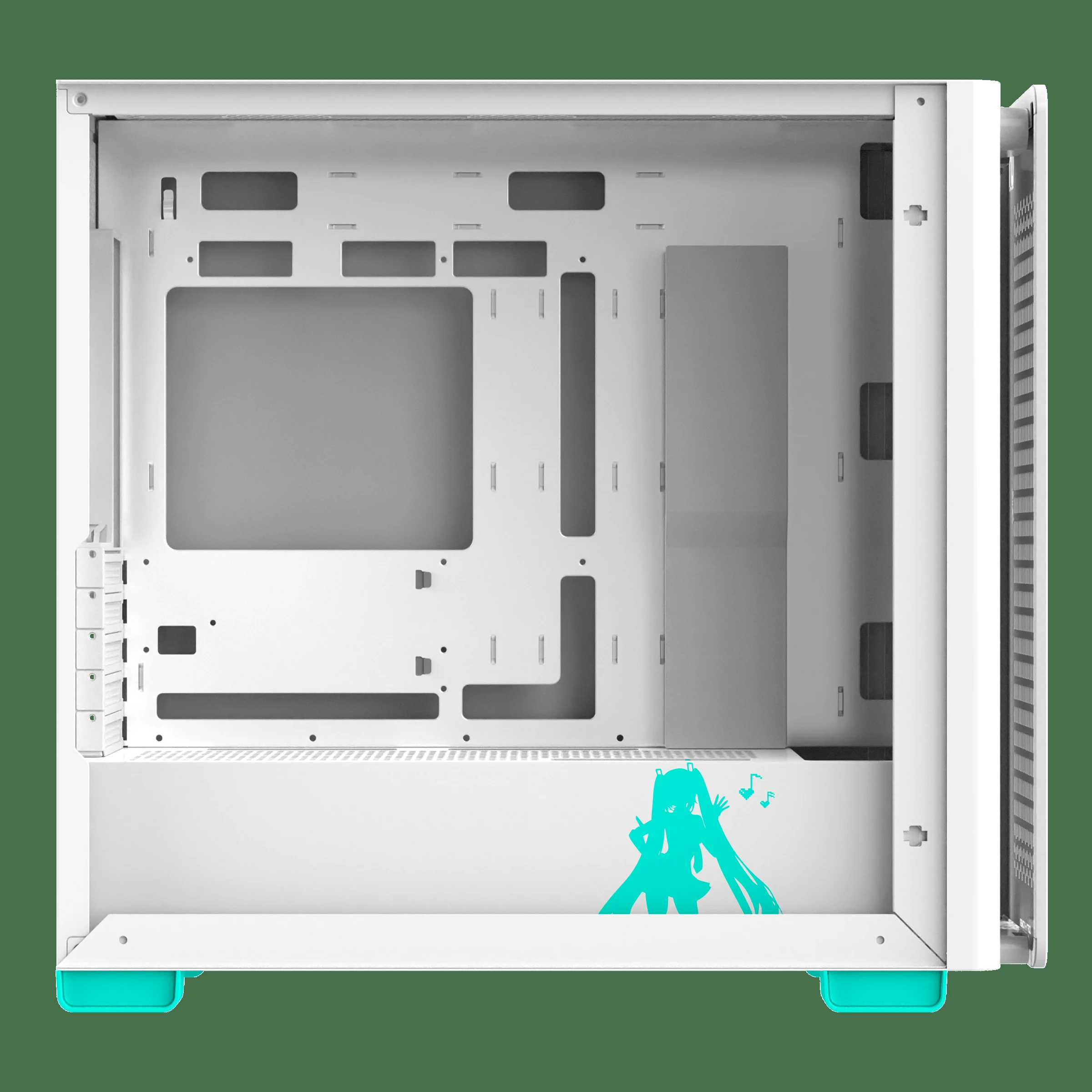 Vỏ Case PC ASUS A23 Hatsune Miku Edition - M-ATX - Xanh/Trắng - NEW