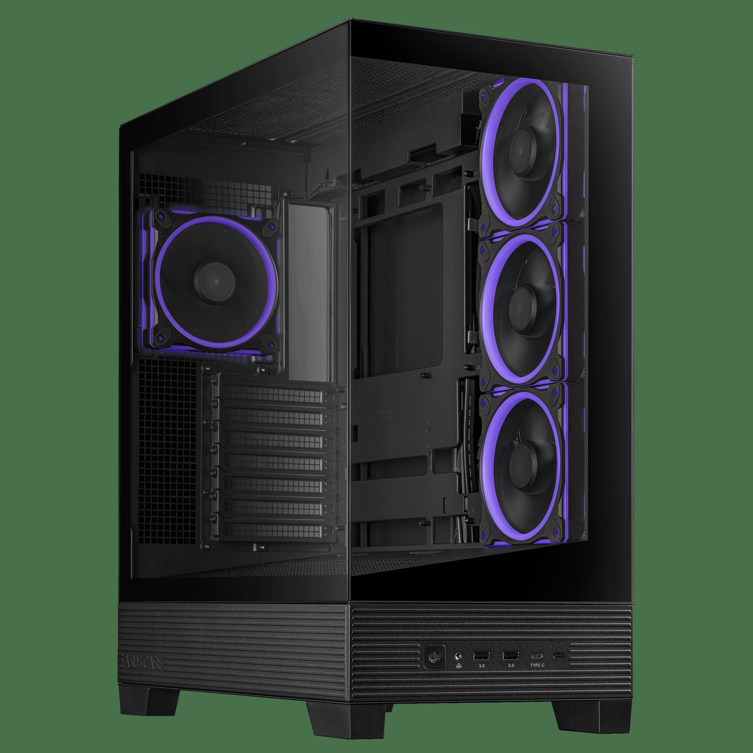 Vỏ Case PC ASUS A31 PLUS Black - ATX - Đen - NEW