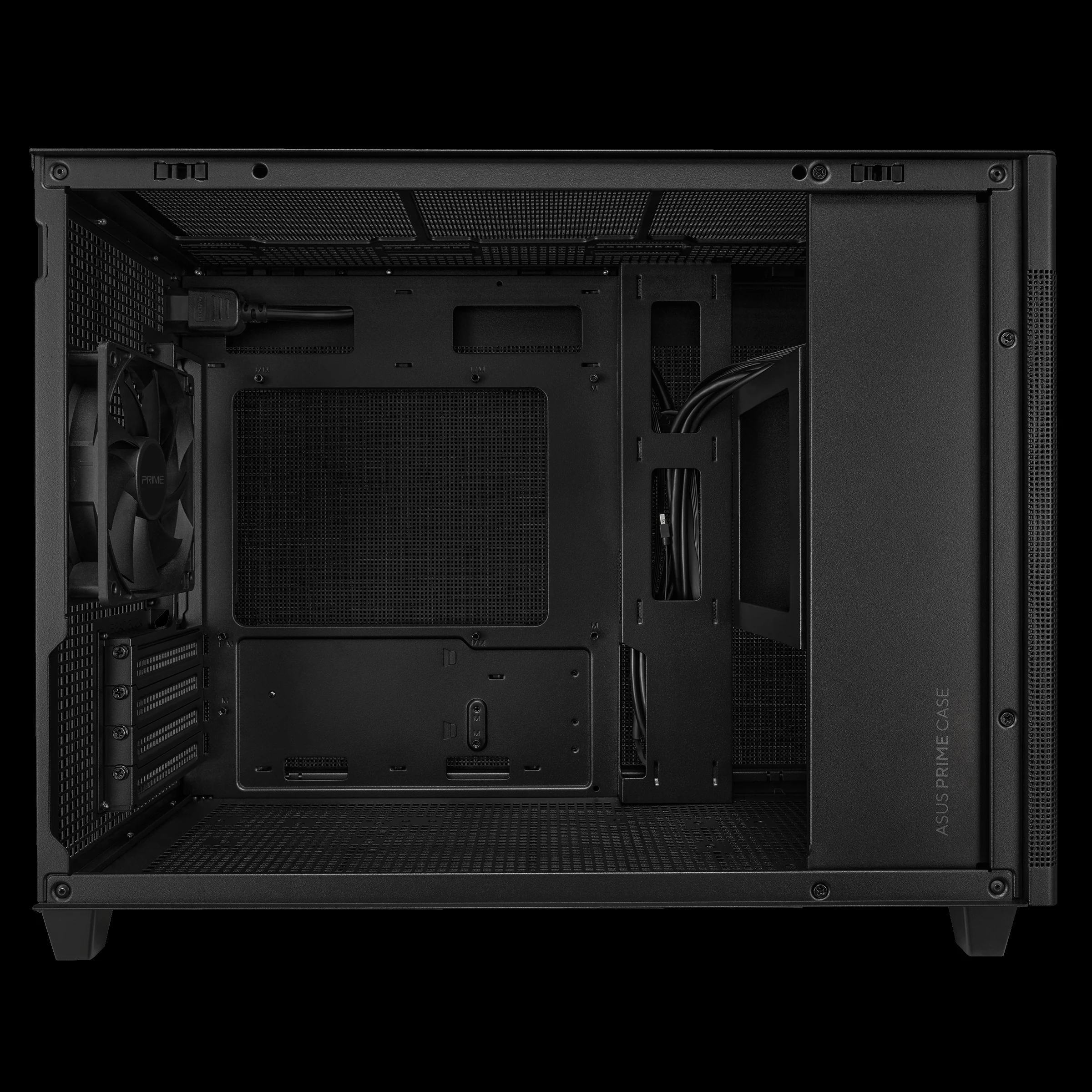 Vỏ Case PC ASUS Prime AP201 Mesh Black - M-ATX - Đen - NEW