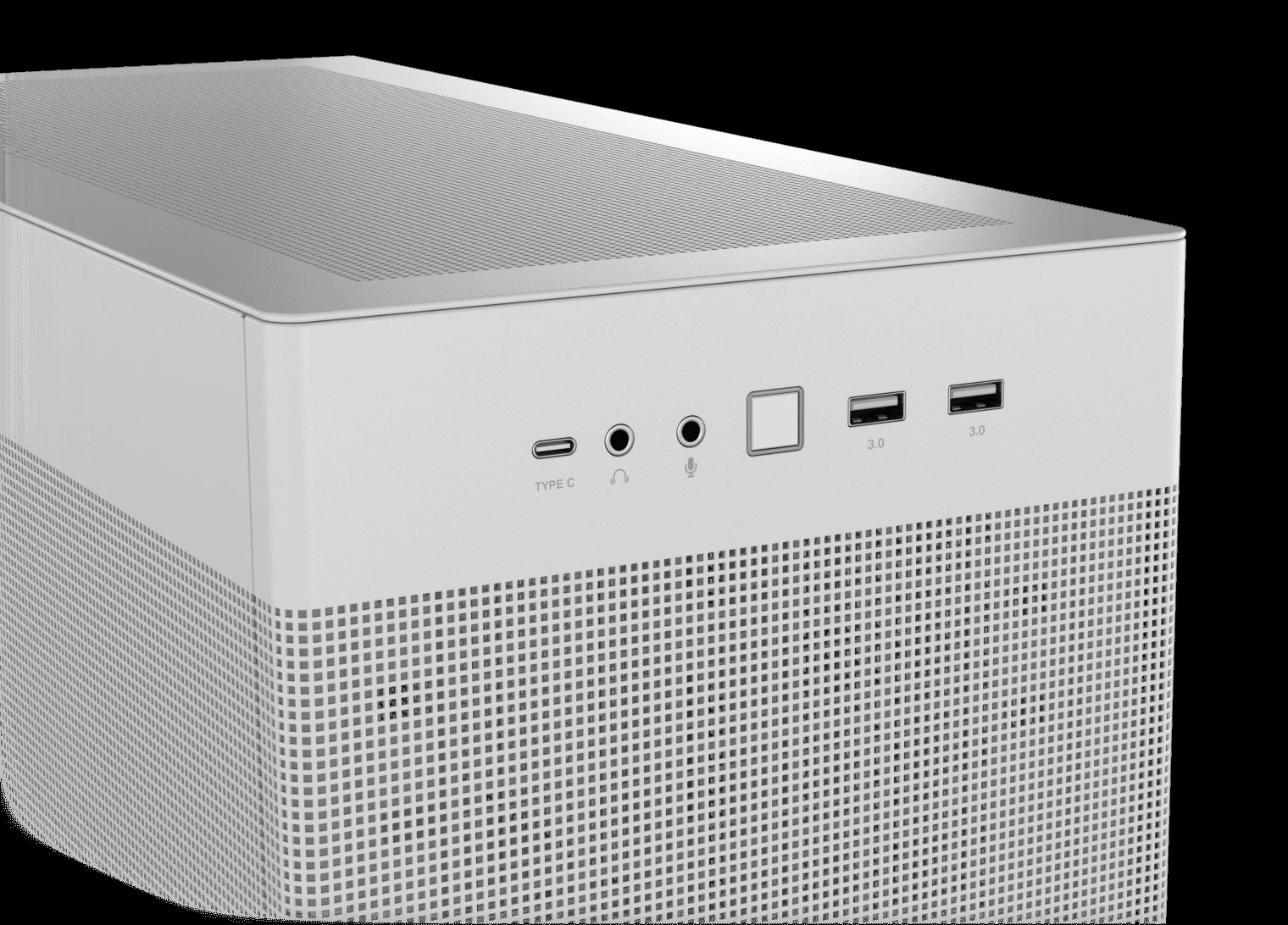 Vỏ Case PC ASUS Prime AP201 Mesh White - M-ATX - Trắng - NEW