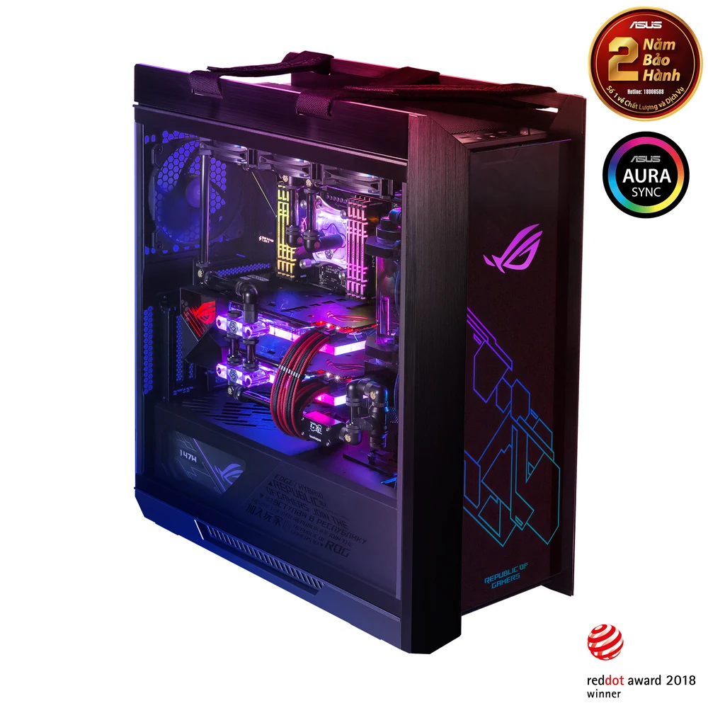 Vỏ Case PC ASUS ROG Strix Helios GX601 Black - E-ATX - Đen - NEW