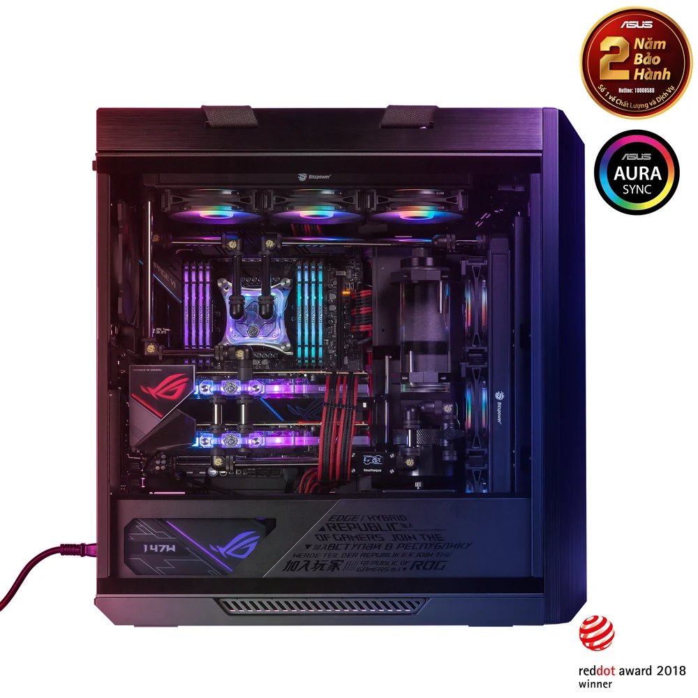 Vỏ Case PC ASUS ROG Strix Helios GX601 Black - E-ATX - Đen - NEW