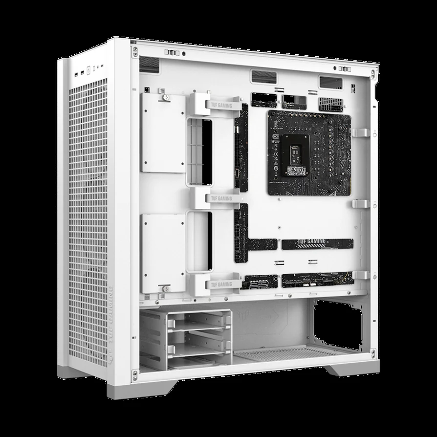 Vỏ Case PC ASUS TUF Gaming GT302 ARGB White - ATX - Trắng - NEW