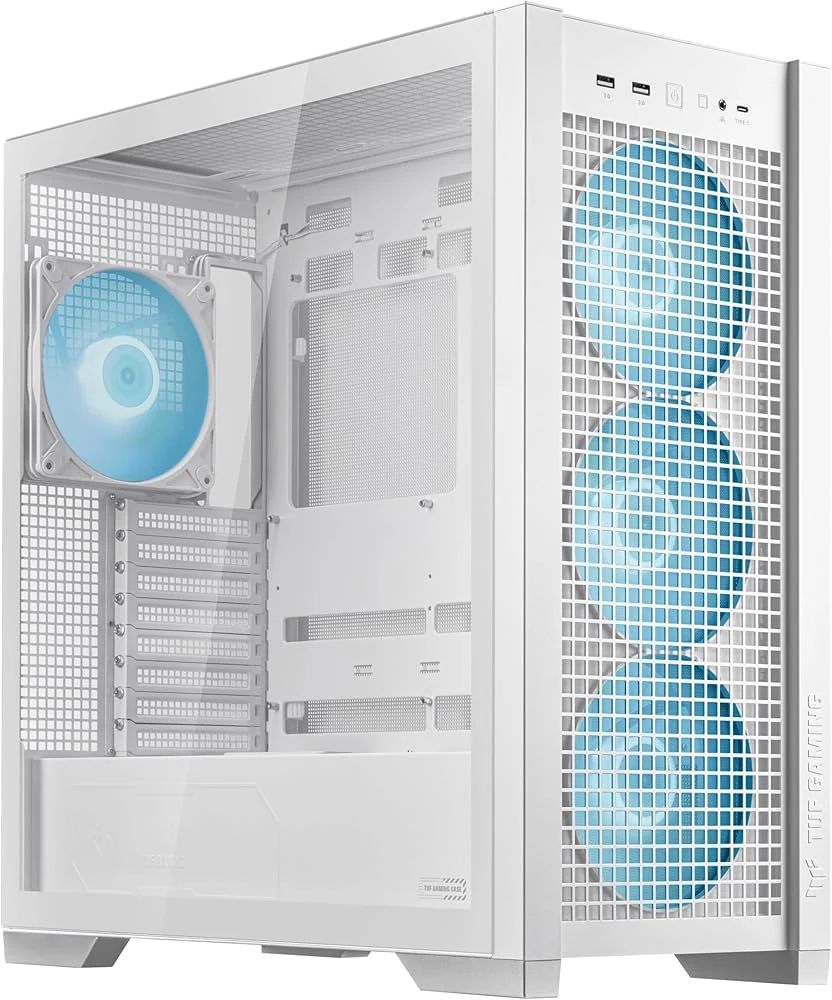 Vỏ Case PC ASUS TUF Gaming GT302 ARGB White - ATX - Trắng - NEW