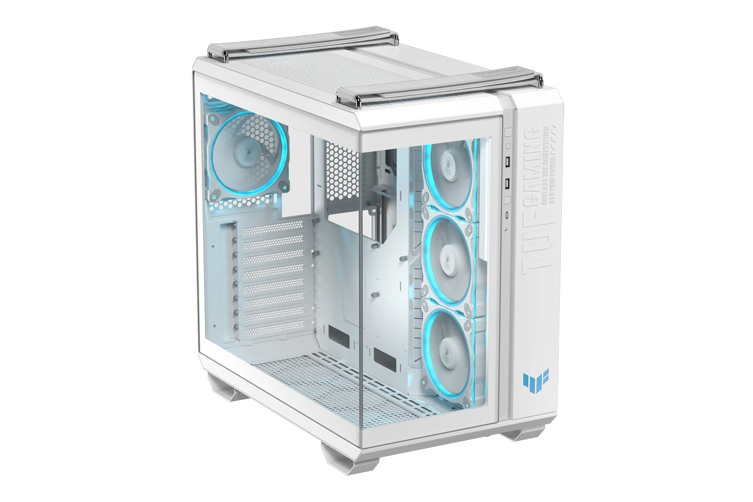 Vỏ Case PC ASUS TUF Gaming GT502 Horizon ARGB White - ATX - Trắng - NEW