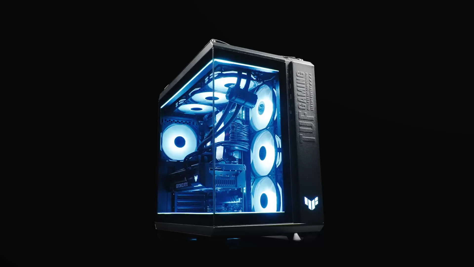 Vỏ Case PC ASUS TUF Gaming GT502 Horizon White - ATX - Trắng - NEW