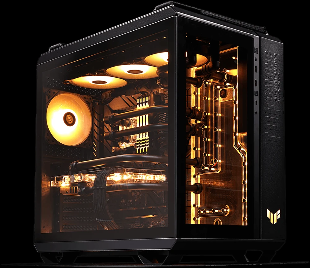 Vỏ Case PC ASUS TUF Gaming GT502 PLUS Black - ATX - Đen - NEW
