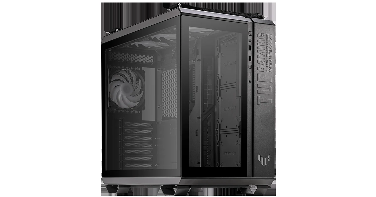 Vỏ Case PC ASUS TUF Gaming GT502 PLUS Black - ATX - Đen - NEW