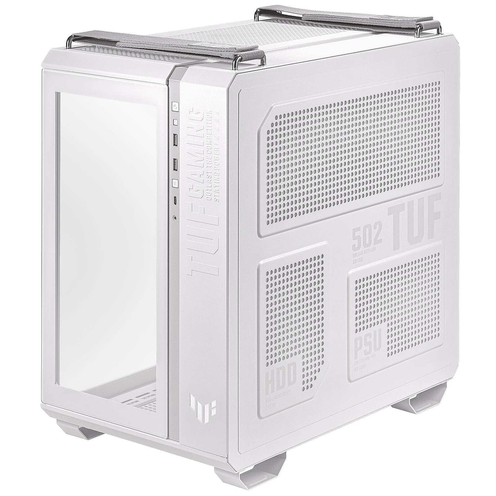 Vỏ Case PC ASUS TUF Gaming GT502 PLUS White - ATX - Trắng - NEW
