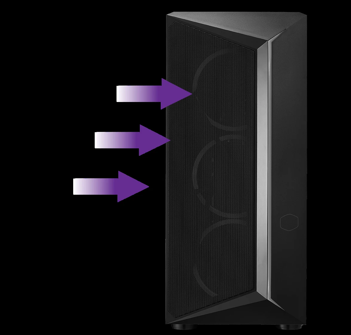 Vỏ Case PC Cooler Master CMP 510 Black - ATX - Đen - NEW