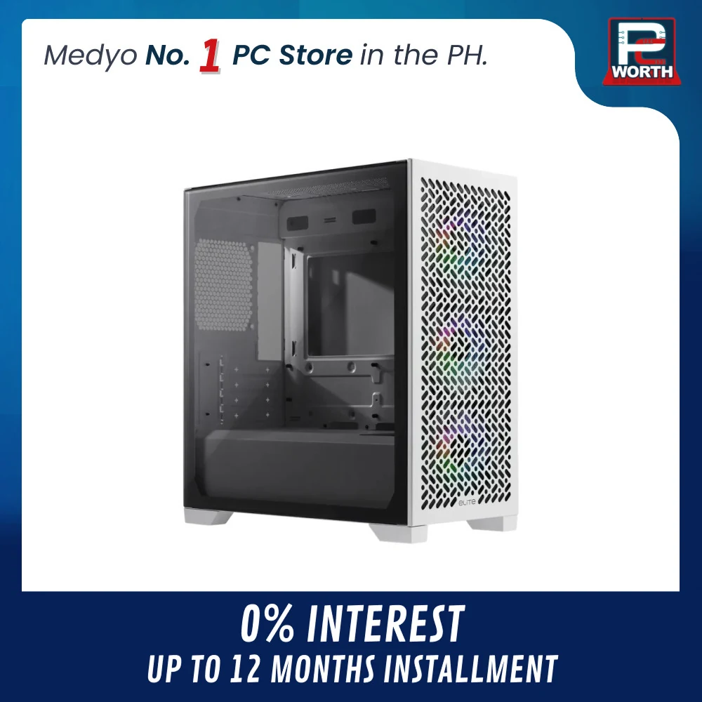 Vỏ Case PC Cooler Master Elite 302 White - M-ATX - Trắng - NEW