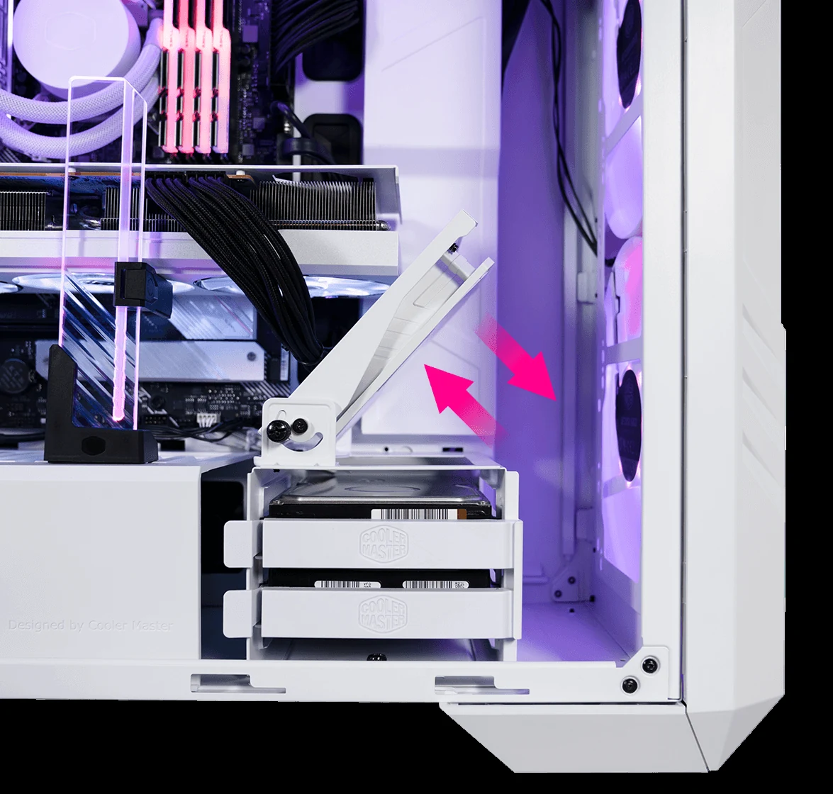 Vỏ Case PC Cooler Master Elite 500 White - ATX - Trắng - NEW