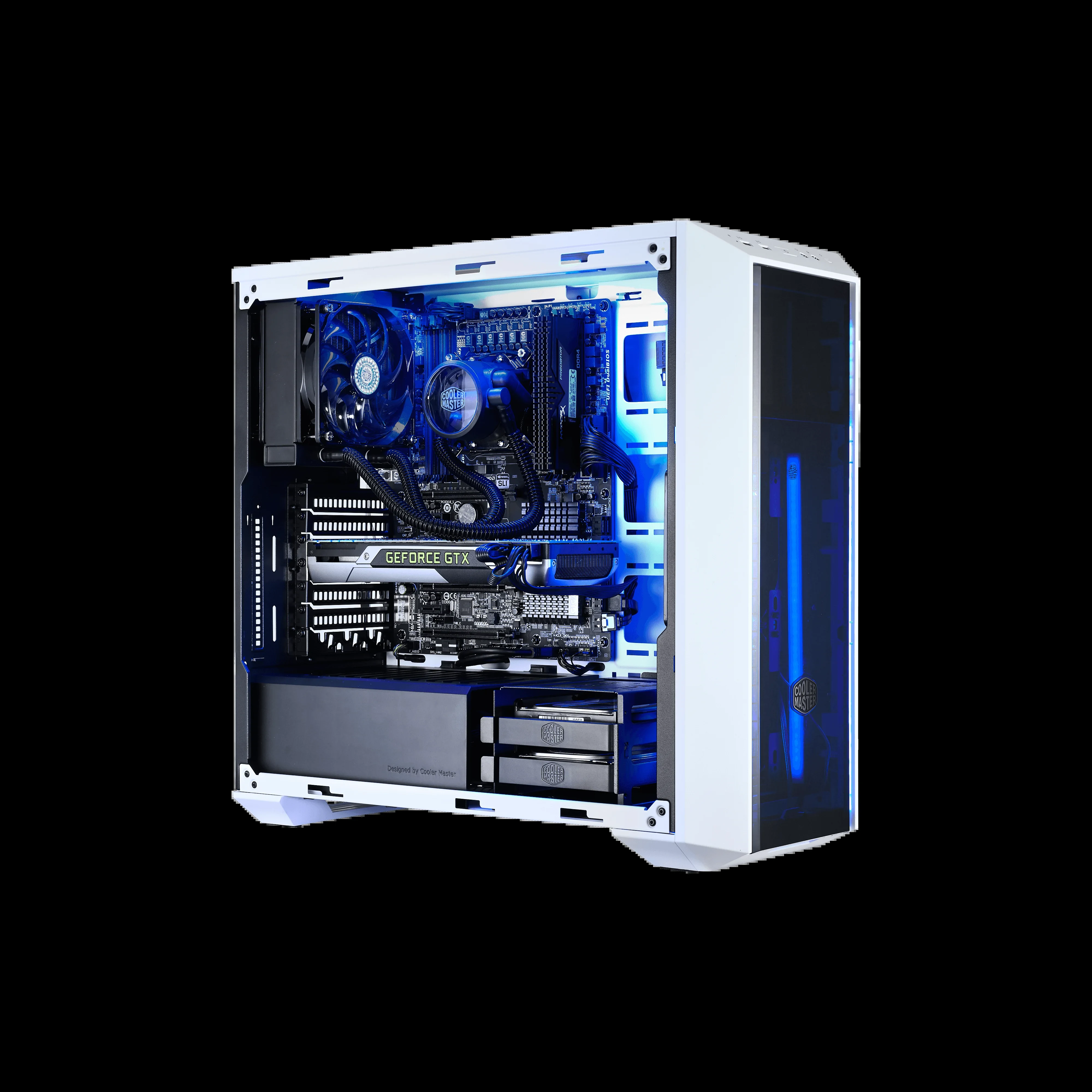 Vỏ Case PC Cooler Master MasterBox 540 White - ATX - Trắng - NEW