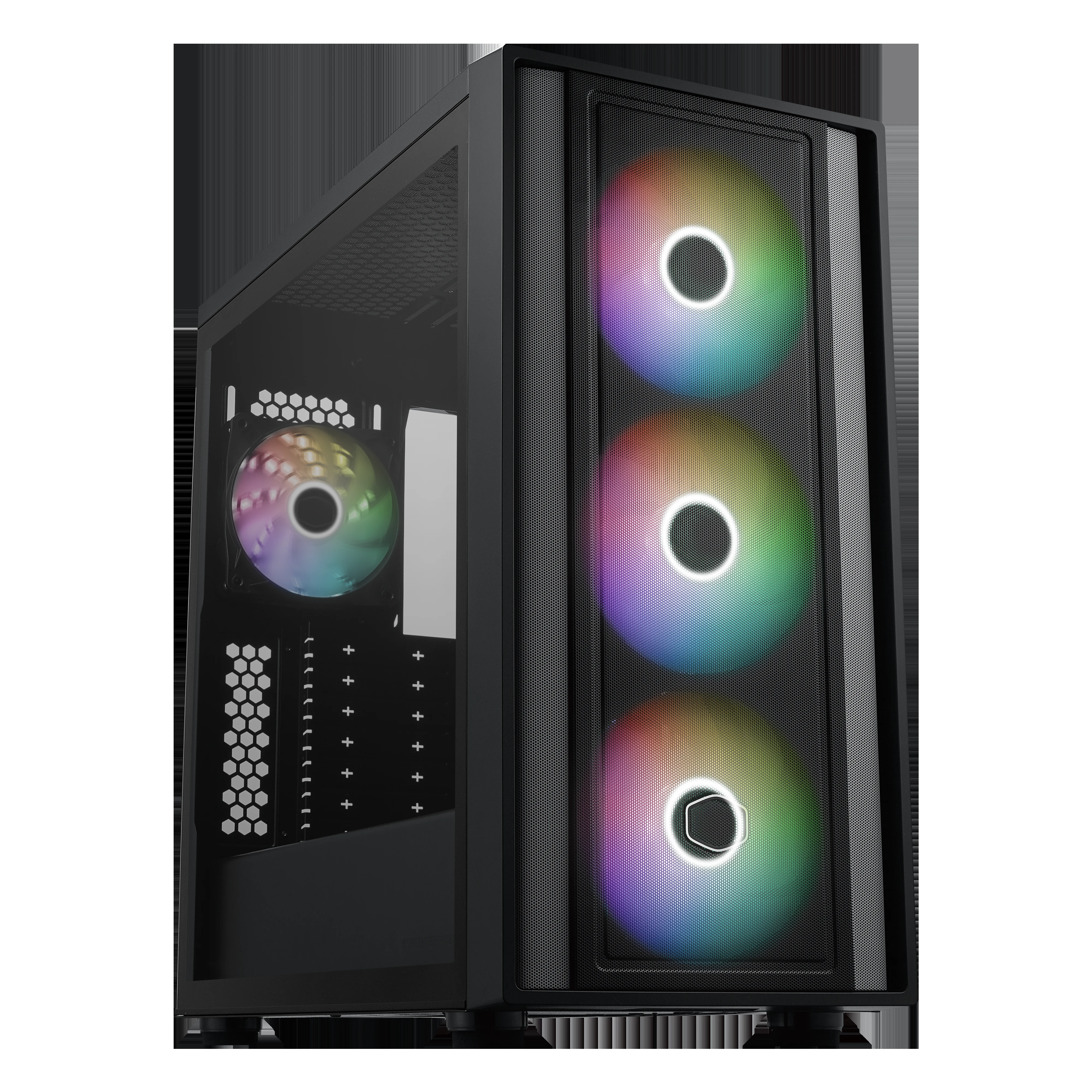 Vỏ Case PC Cooler Master MasterBox 600 Black - ATX - Đen - NEW